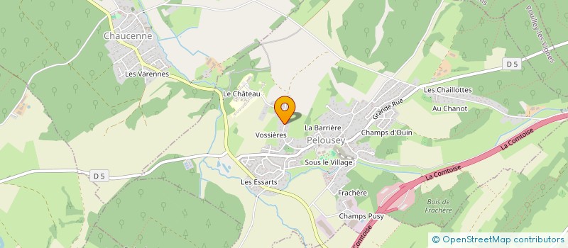 localisation de l'entreprise EJTS à PELOUSEY