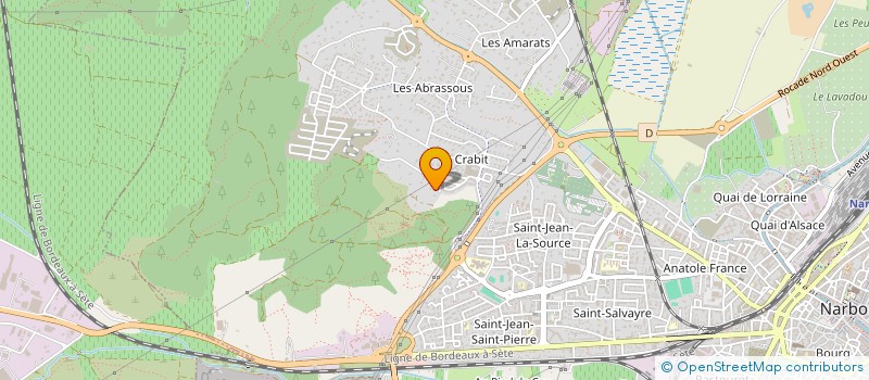 localisation de l'entreprise EJTSM11 à NARBONNE