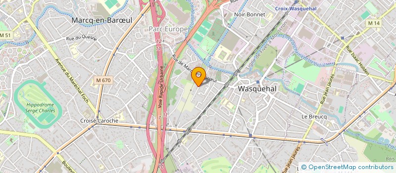 localisation de l'entreprise EJV AMENAGEMENTS EXTERIEURS  WASQUEHAL