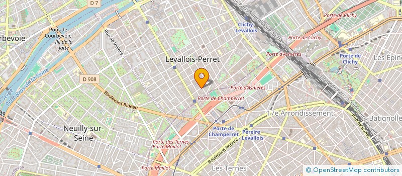 localisation de l'entreprise EJVM à LEVALLOIS-PERRET
