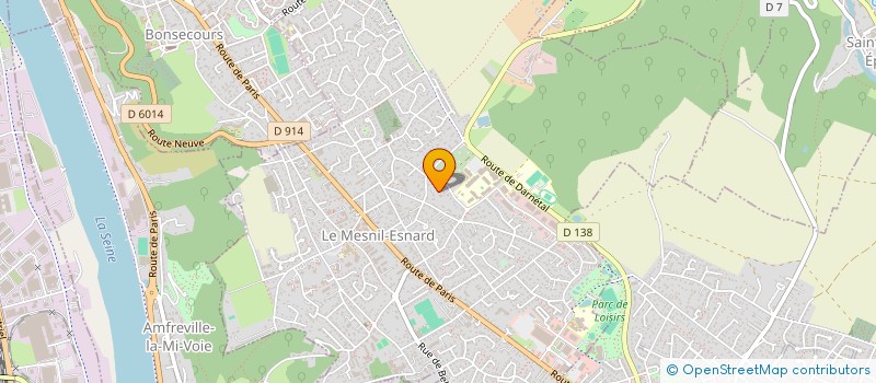 localisation de l'entreprise EJY  LE MESNIL-ESNARD