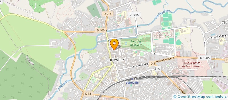 localisation de l'entreprise EJYA  LUNEVILLE