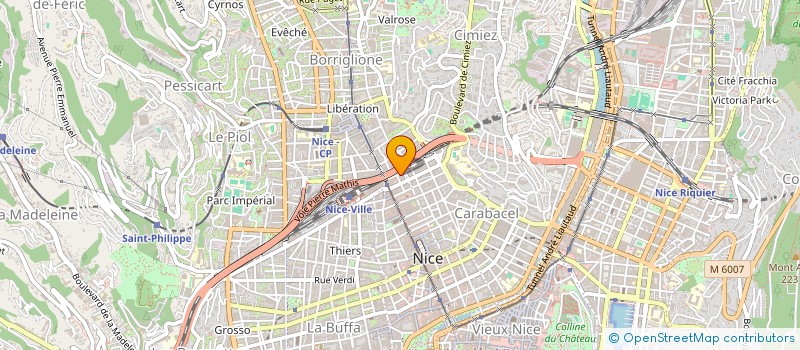 localisation de l'entreprise EK à NICE