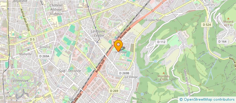 localisation de l'entreprise EK  SAINT-MARTIN-D'HERES