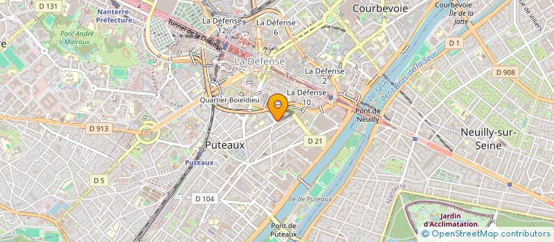 localisation de l'entreprise EK ADVICE  PUTEAUX