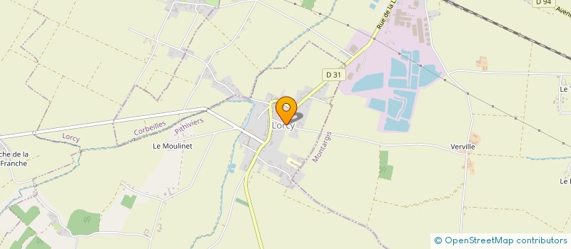 localisation de l'entreprise EK ASSO à LORCY