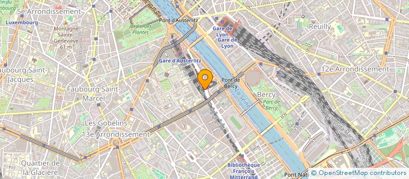 localisation de l'entreprise EK AUSTERLITZ  PARIS