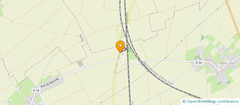 localisation de l'entreprise EK BAT  MERCATEL