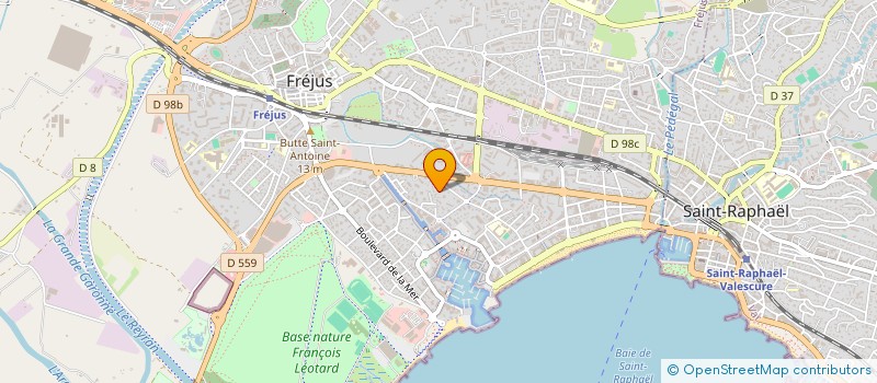 localisation de l'entreprise EK CHUAH DEVELOPPEMENT à FREJUS