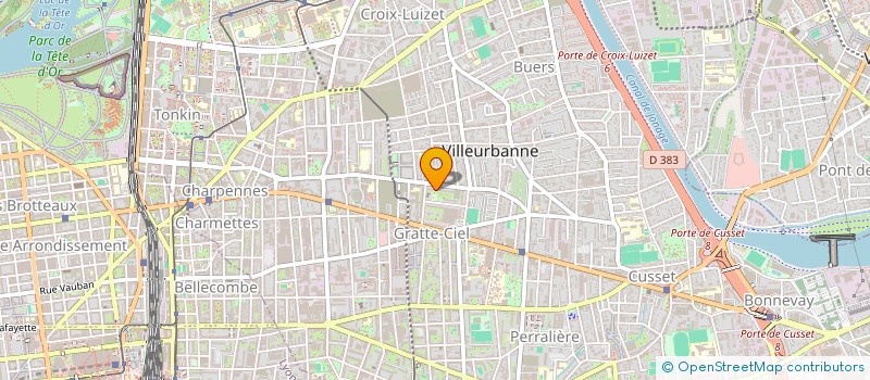 localisation de l'entreprise EK-CHUAH EDITIONS à VILLEURBANNE