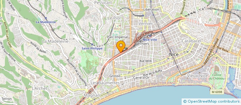localisation de l'entreprise EK CITY à NICE