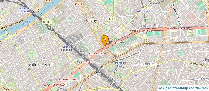 localisation de l'entreprise EK CLICHY à CLICHY