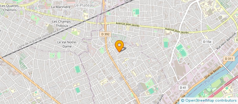 localisation de l'entreprise EK CONCEPT à CARRIERES-SUR-SEINE