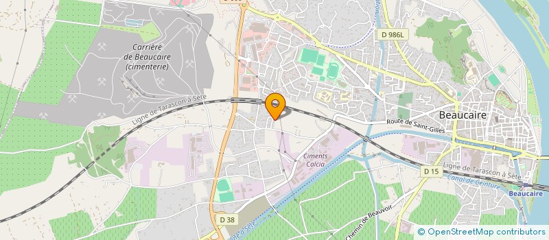 localisation de l'entreprise EK CONCEPT MENUISERIES  BEAUCAIRE