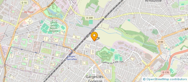 localisation de l'entreprise EK CONSEIL ET FORMATION à GARGES-LES-GONESSE