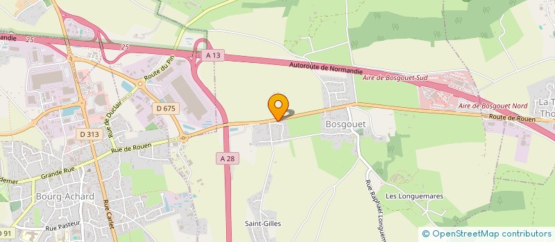 localisation de l'entreprise EK CONSTRUCTION  BOSGOUET