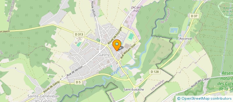 localisation de l'entreprise EK DIAGNOSTIC  GASNY