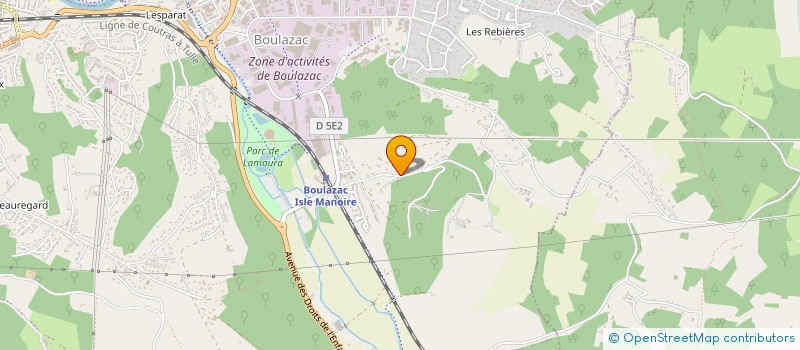 localisation de l'entreprise EK FINANCES  BOULAZAC ISLE MANOIRE