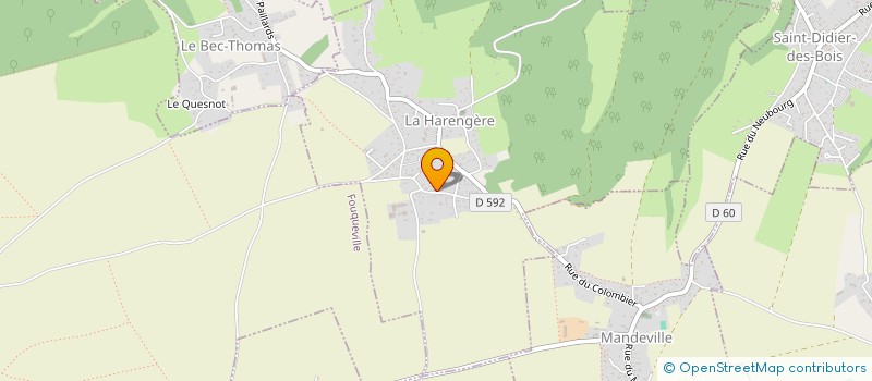 localisation de l'entreprise EK HOLDING  LA HARENGERE