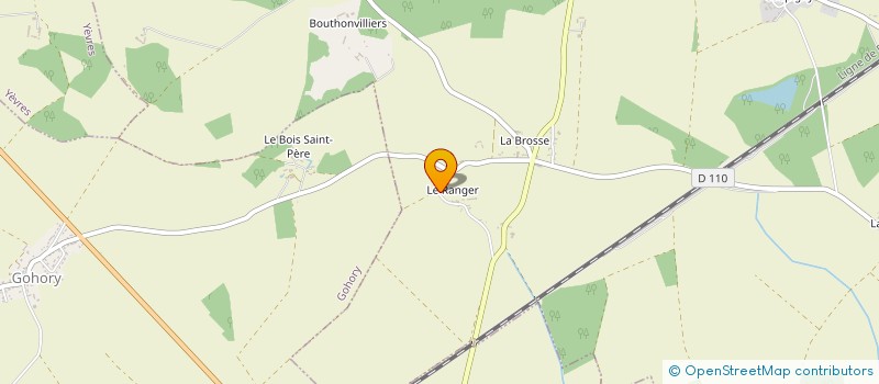 localisation de l'entreprise EK HOME à DANGEAU