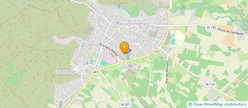 localisation de l'entreprise EK IMPRESSIONS à COURNONTERRAL
