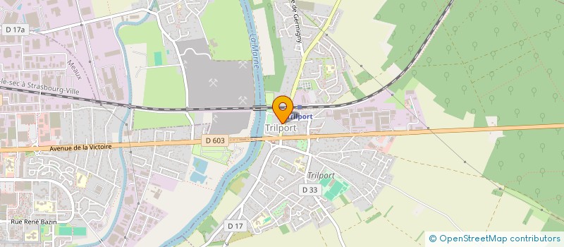 localisation de l'entreprise EK MANAGEMENT  TRILPORT