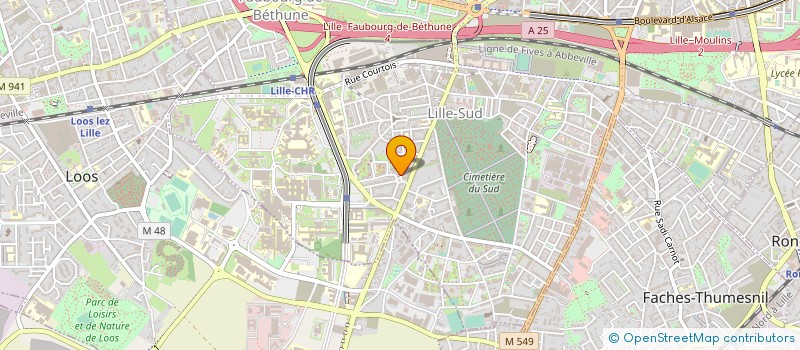 localisation de l'entreprise EK SANTE à LILLE