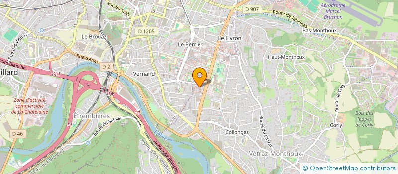 localisation de l'entreprise EK&YK IMMO  VETRAZ-MONTHOUX