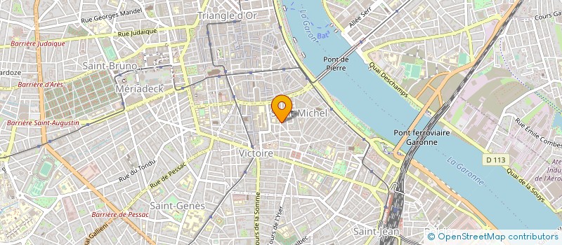 localisation de l'entreprise EK'YMOSE à BORDEAUX
