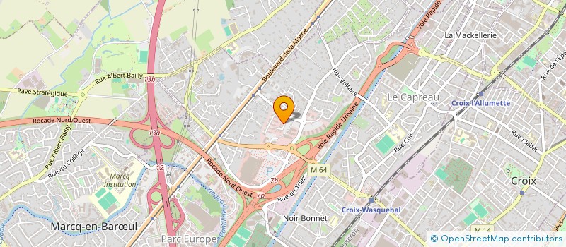 localisation de l'entreprise EK2A  WASQUEHAL