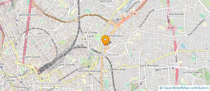 localisation de l'entreprise EKA à MARSEILLE