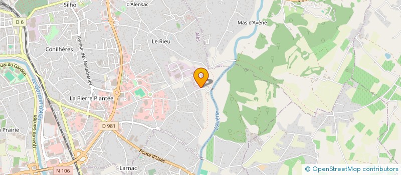 localisation de l'entreprise EKA  ALES