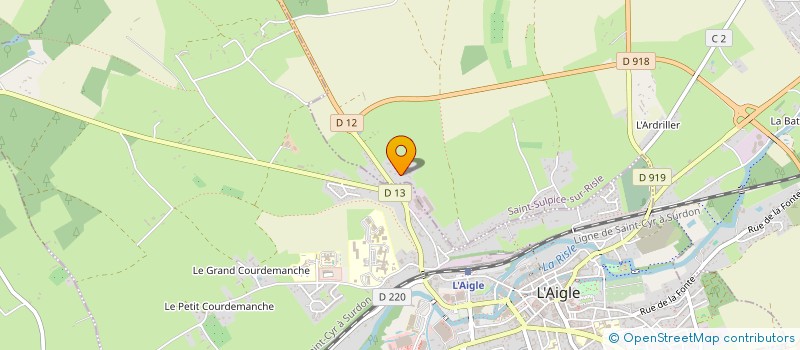 localisation de l'entreprise EKA à SAINT-SULPICE-SUR-RISLE