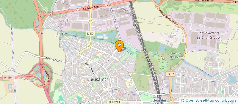 localisation de l'entreprise EKA RAVALEMENT  LIEUSAINT