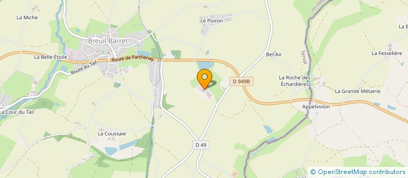 localisation de l'entreprise EKA STOCKAGE  TERVAL