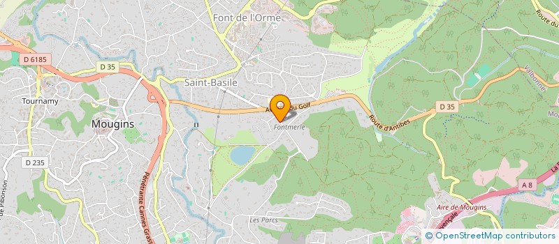 localisation de l'entreprise EKATERINA GENIA PROJECTS à MOUGINS