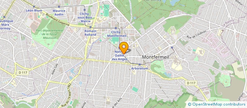 localisation de l'entreprise EKAY à MONTFERMEIL