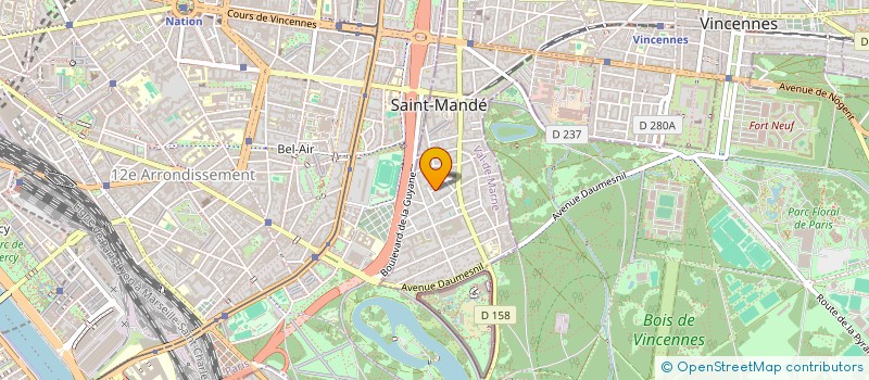 localisation de l'entreprise EKAYANA  SAINT-MANDE