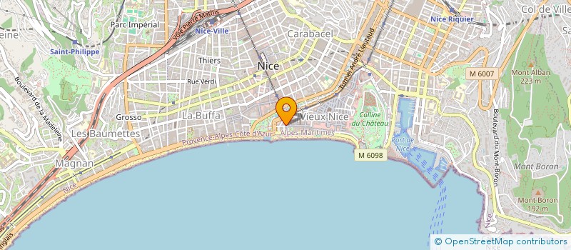 localisation de l'entreprise EKBS INVEST à NICE