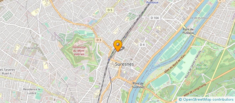 localisation de l'entreprise EKCED à SURESNES