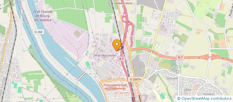 localisation de l'entreprise EKCS  BOURG-LES-VALENCE