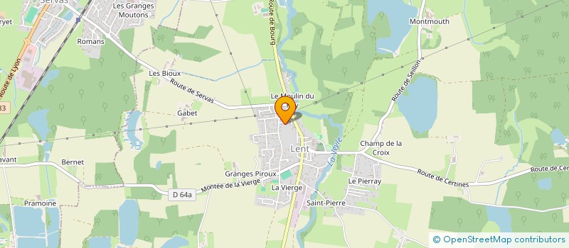 localisation de l'entreprise EKDA IMMOBILIER  LENT