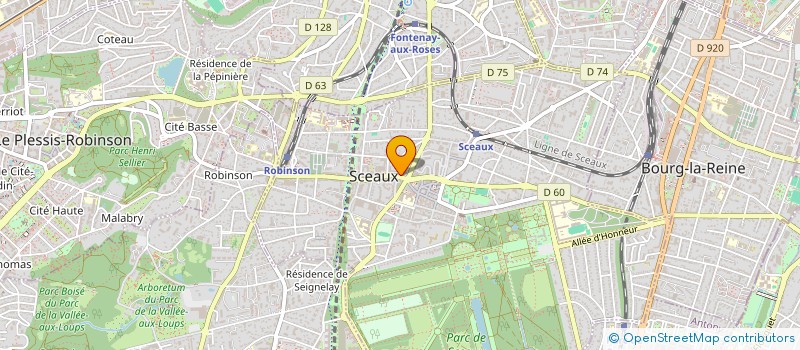 localisation de l'entreprise EKE à SCEAUX