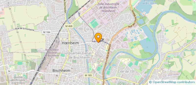 localisation de l'entreprise EKE  STRASBOURG