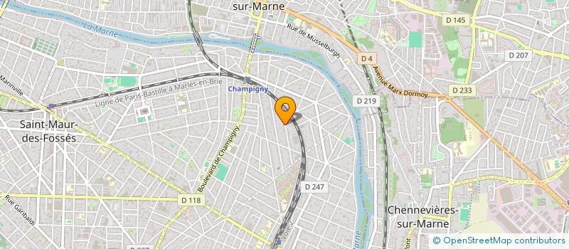 localisation de l'entreprise EKEKO SAS à SAINT-MAUR-DES-FOSSES