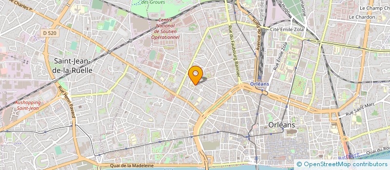 localisation de l'entreprise EKELA à ORLEANS