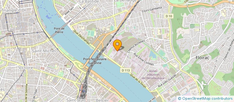 localisation de l'entreprise EKEM à BORDEAUX