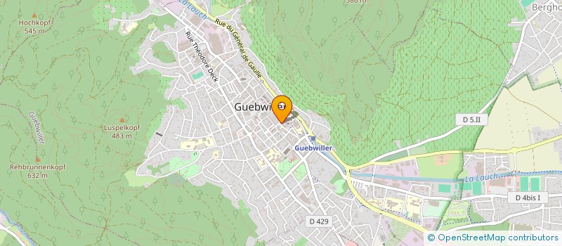 localisation de l'entreprise EKEOS à GUEBWILLER