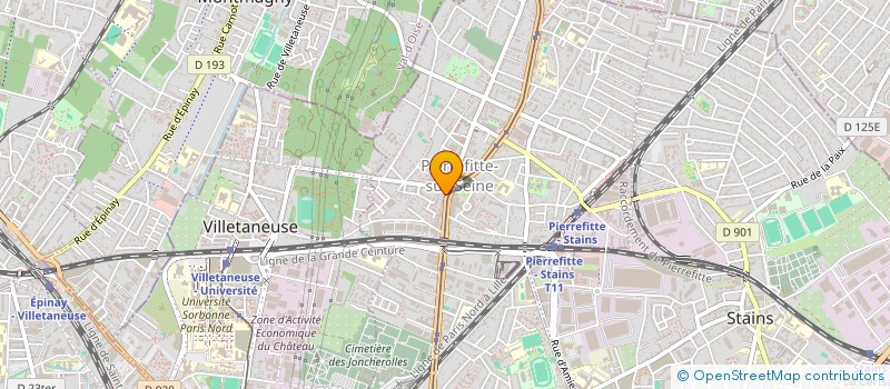 localisation de l'entreprise EKER à PIERREFITTE-SUR-SEINE