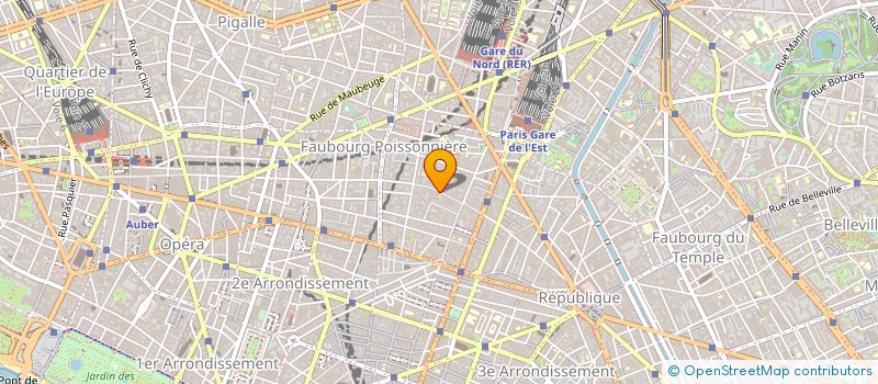 localisation de l'entreprise EKERIS à PARIS